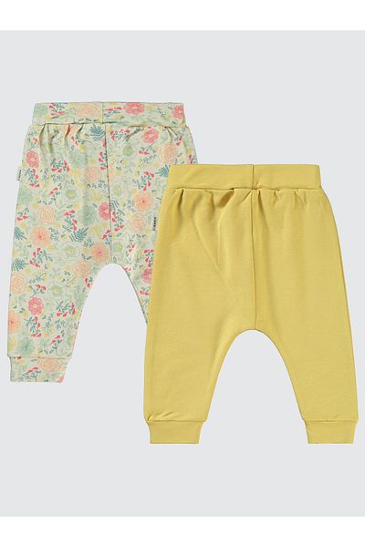 Civil Baby 6-18 Months Baby Girl Mustard Color Set of 2 Single Bottom Without Booties