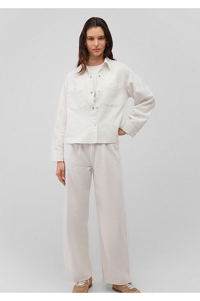 Mavi Ecru Shirt with Pocket Detail Loose Fit / Loose Relaxed Fit 1210966 -70053