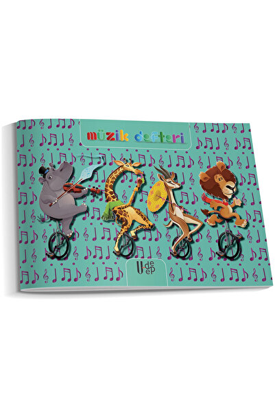 dudeepet دفتر رسم صغير مكون من 40 ورقة على شكل حرف U، 12 قطعة