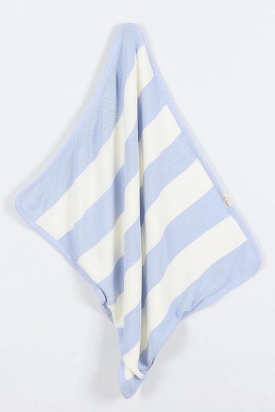 Ege Bebek Plush Welsoft Striped Baby Blanket Inside 90*105 cm