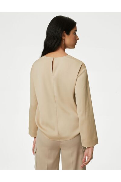 Marks & Spencer Regular Fit Uzun Kollu Bluz