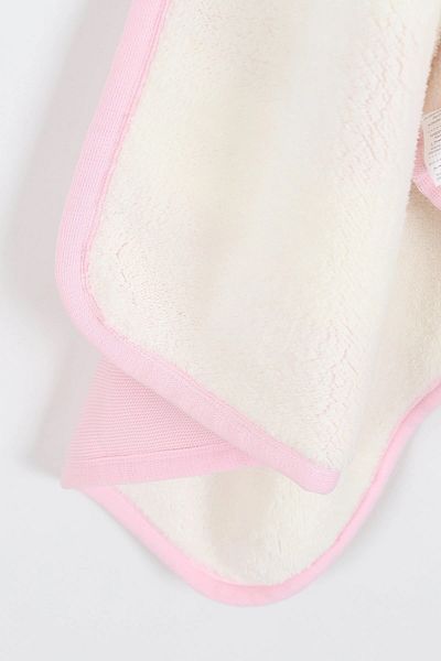 Ege Bebek Plush Welsoft Striped Baby Blanket Inside 90*105 cm