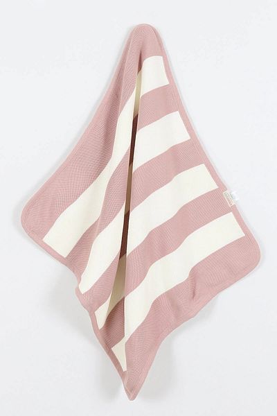 Ege Bebek Plush Welsoft Striped Baby Blanket Inside 90*105 cm