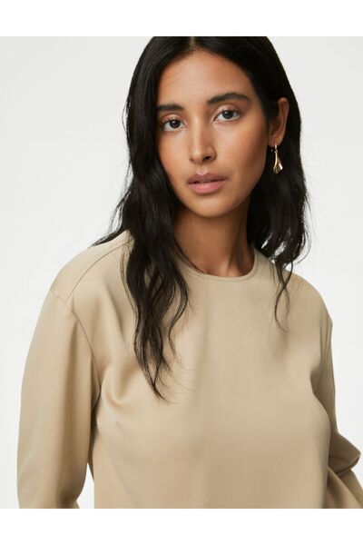 Marks & Spencer Regular Fit Uzun Kollu Bluz