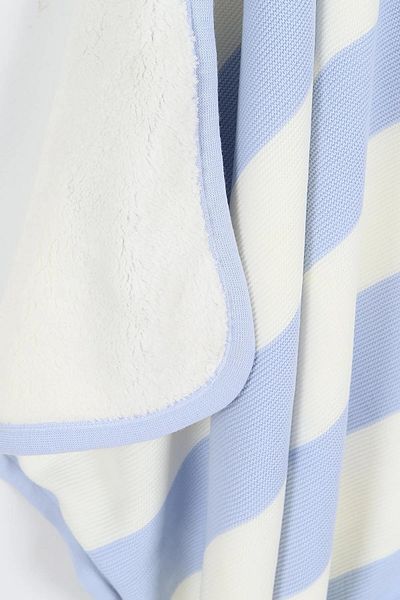 Ege Bebek Plush Welsoft Striped Baby Blanket Inside 90*105 cm
