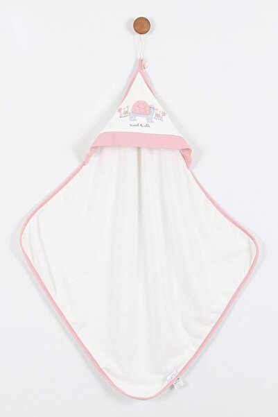 Ege Bebek منشفة أطفال مطرزة على شكل سلحفاة مقاس 80*80