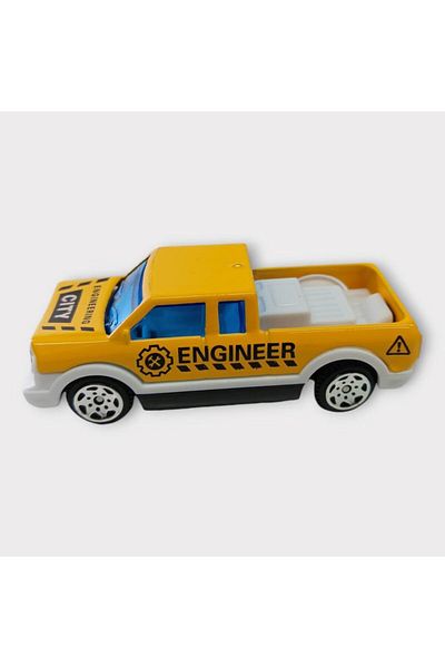MEGA DEPO Small Metal Construction Vehicles 7 cm - Pickup