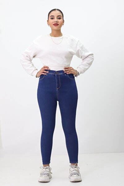 GZT TEKSTİL Άνετο τζιν παντελόνι για καθημερινή χρήση