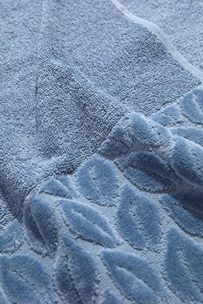 NİVEMESHOME 249 HAZAL BLUE JACQUARD PROȘE NURPAK