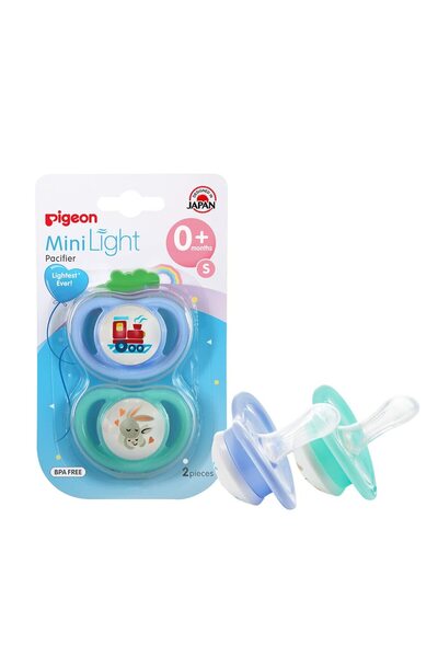 Pigeon MINILIGHT PACIFIER TWIN SMALL 0+ BOY ( 78259 )