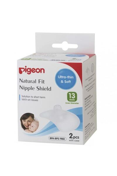 Pigeon واقي حلمة سيليكون طبيعي، 16896، شفاف