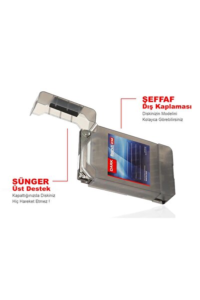 Vobotek Teknoloji Dark DK-AC-DSE32 Storex E32 3.5" USB 3.0 SATA Disk Kutusu