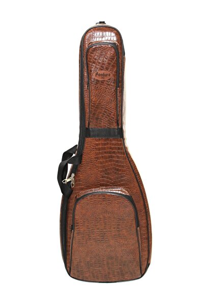 PANDURA MÜZİK Husă pentru chitară electrică din piele Pandura Music - Geanta de transport Gigbag Softcase