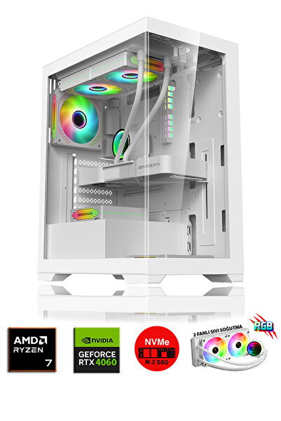 Zeiron Scorpion X44 Ryzen 7 5700X 16GB DDR4 RAM 512GB NVMe M.2 SSD RTX4060 8G...