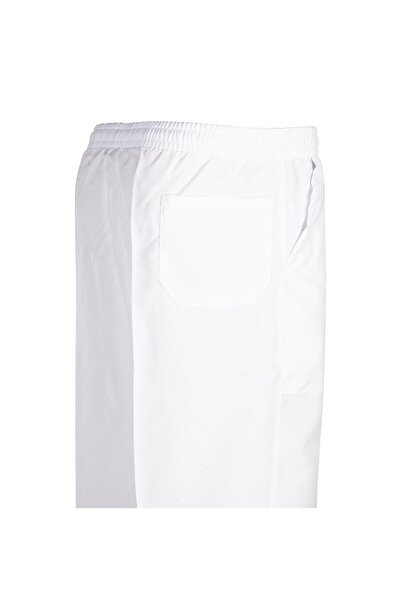 Makara Ελαστικό παντελόνι λευκό