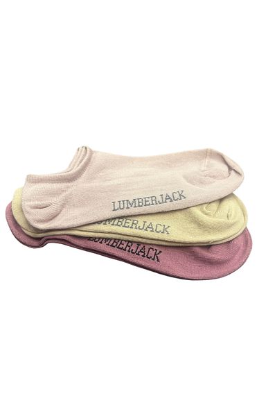 lumberjack Wb Deborah Pink Beige Dusty Rose Socks