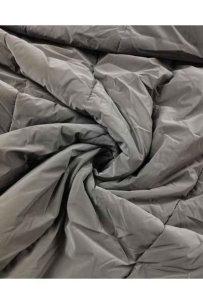 Kumaş Parça Γκρι καπιτονέ καπιτονέ Montluk - Χρώμα μεταξύ 140cm x 170cm