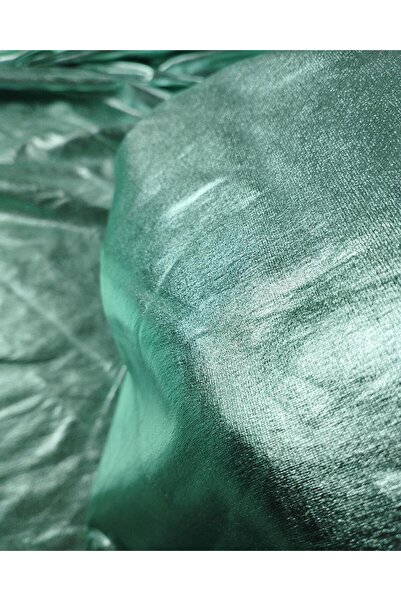 Kumaş Parça М'ятно-зелений плетений килим з 2 нитками (ширина 150 см x довжин...