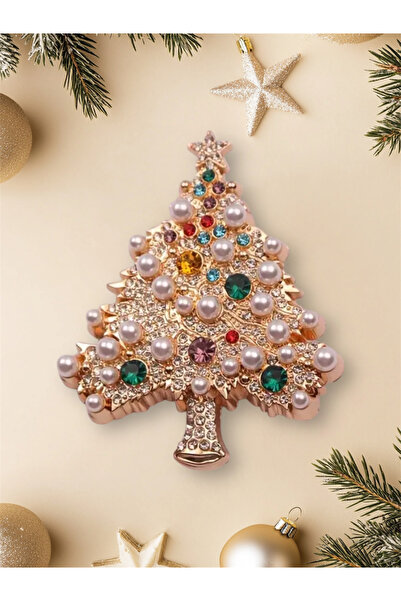 LWP Shop İncili Çam Ağacı Broş