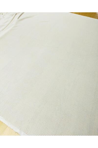 Kumaş Parça Білий однотонний джерсі - 100 см x 165 см