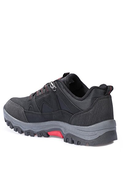 Slazenger Rahat Taban Kışlık Suya Dayanıklı Bağcıklı Erkek Outdoor Ayakkabı Siyah
