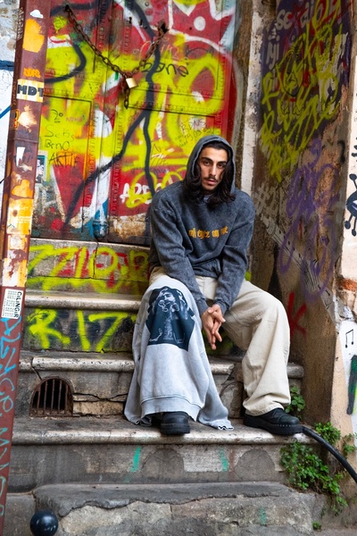 Sekizbiraltı All Eyez On Me Надрукований Oversize Unisex Premium Праний Чорний Худі