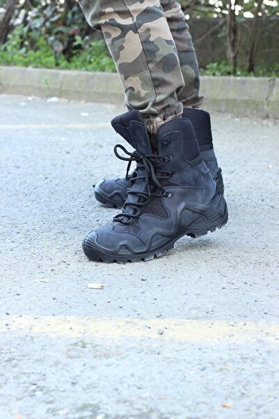 Pars Power Long Outdoor Tactical Hakiki Nubuk Deri Su Itici Özellikli Askeri&polis Özel Harekat Bot