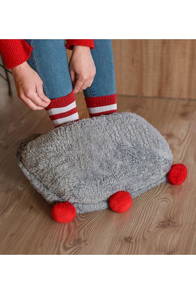 Özgüner Oyuncak Plush Foot Warmer, Plush Slippers