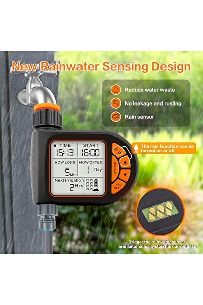 Dino TİMERVALF GENİŞ EKRAN TEK ÇIKIŞ YAĞMUR SENSÖRLÜ