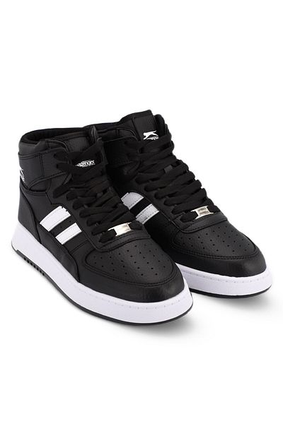 Slazenger Daphne High Casual Sneaker Pantofi sport pentru bărbați Negru/Alb