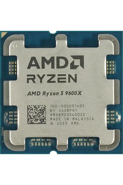 Amd Ryzen 5 9600X 38Mb 6-Core O/B Uhd Am5 65W Without Box Without Fan