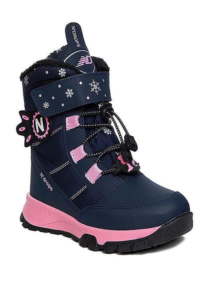 MODAHAVUZU Παπούτσια Celira Nds Velcro Navy Blue Pink για κορίτσια Snow Boots