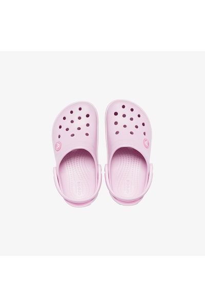 Crocs Dětské růžové pantofle Crocband Clog