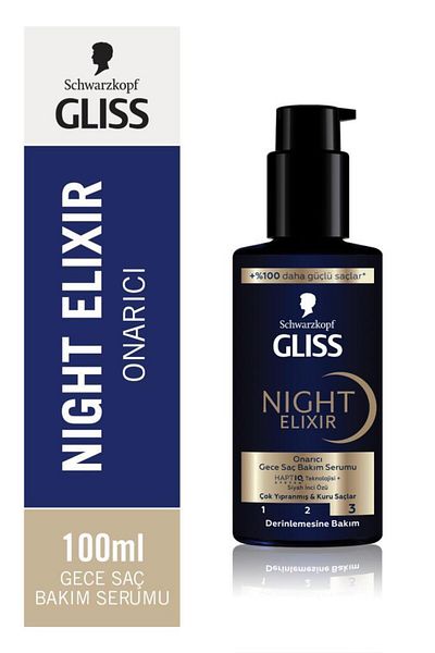 Gliss Night Elixir Repair Night Hair Care Serum
