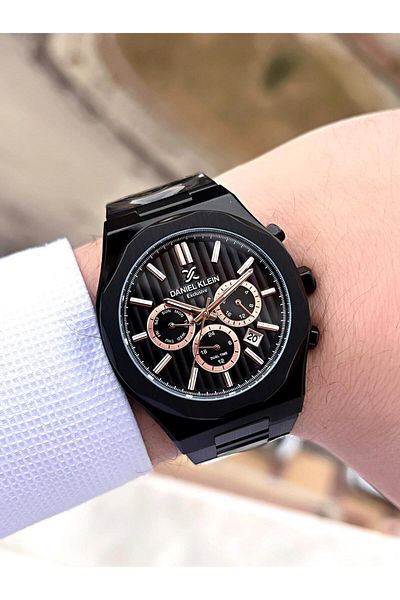 Daniel Klein Men Wrist Watch with Inner Functions Active 30 Mt Water Resistant Fdk.13451F4
