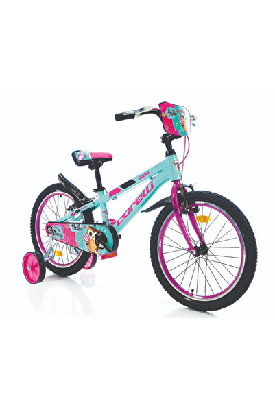 Corelli Swera 20 Jant Kız Çocuk Bisikleti Yeşil Pembe