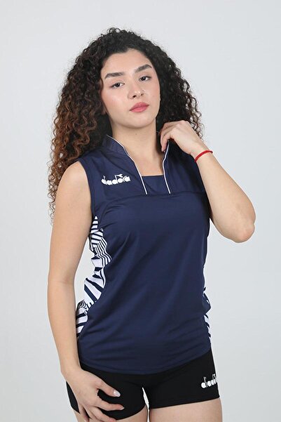 Diadora Medea Kadın Voleybol Tişört Lacivert