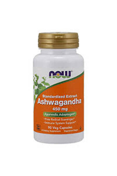 Now كبسولات اشواغاندا 450 مجم 90 كبسولة