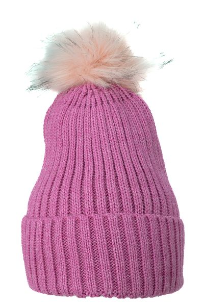 Oppland Women's Winter Thick Pompom Beret Cotton Folded Keep Warm Stretchy Windproof Comfortable