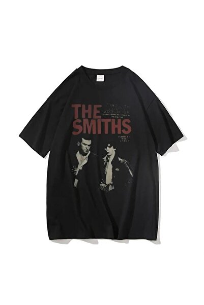 Karakedi Tricou unisex negru vintage The Smiths