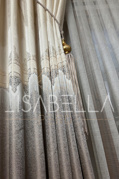 LisabellaHome Фон с естествена текстура – 1/2,5 дебелина (еднокрилен)