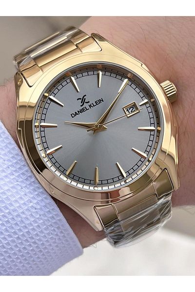 Daniel Klein Calendar Dial 30 Mt Water Resistant Men's Wrist Watch Fdk.13831.F4