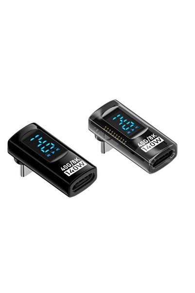 LivX 90° Type C to Type C 140W 40Gbps 8K Görüntü Aktarımı Hızlı Şarj Data Akt...