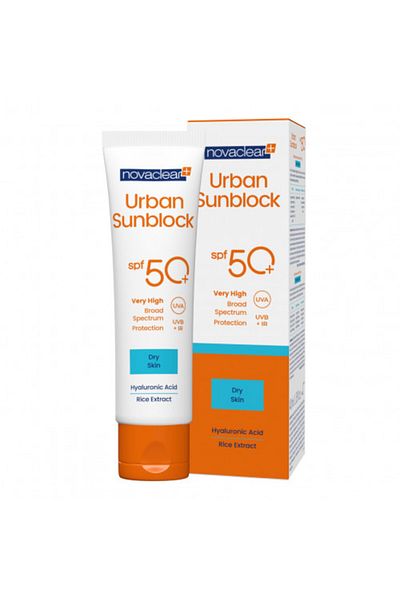 Novaclear Urban Sunblock Spf 50+ Dry Skin 40Ml (1+2)