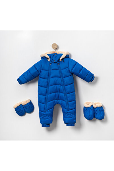 Genel Markalar Tek Renk Şerit ve Bombeli Desenli Pati Detaylı Kapşonlu Patikl...