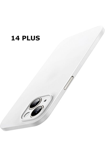 HyperAge iPhone 14 Plus Kılıf Ultra Ince Mat Yüzeyli Elden Kaymaz Kamera Koru...
