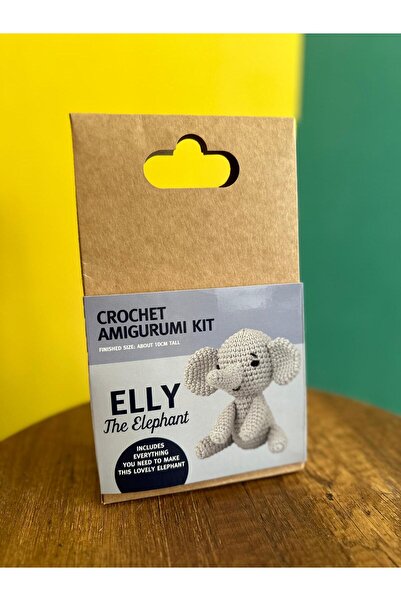 Tuva Yayıncılık Hello Tığ İşi / Crochet Amigurumi Kit - The Elephant