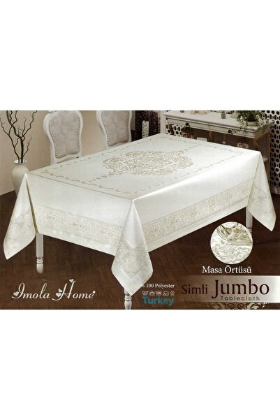 İmola Home İmola Home Ανθεκτικό στους λεκέδες Νέας Γενιάς Ασημί Τραπεζομάντιλ...