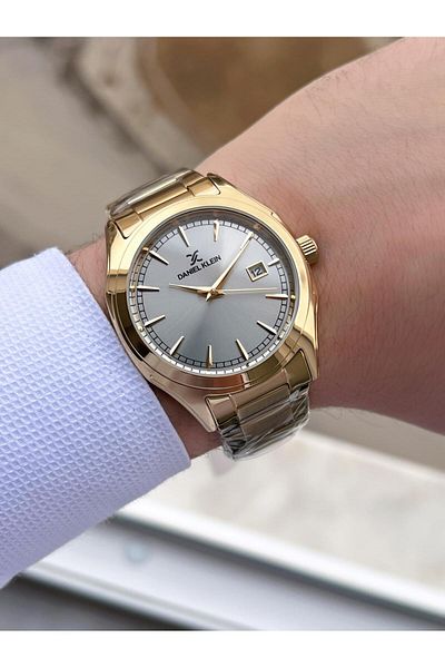Daniel Klein Calendar Dial 30 Mt Water Resistant Men's Wrist Watch Fdk.13831.F4