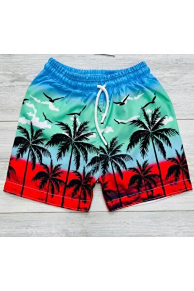 RAPAPA Costum de baie pentru băiat cu parașuta - Pantaloni scurți de baie 3105